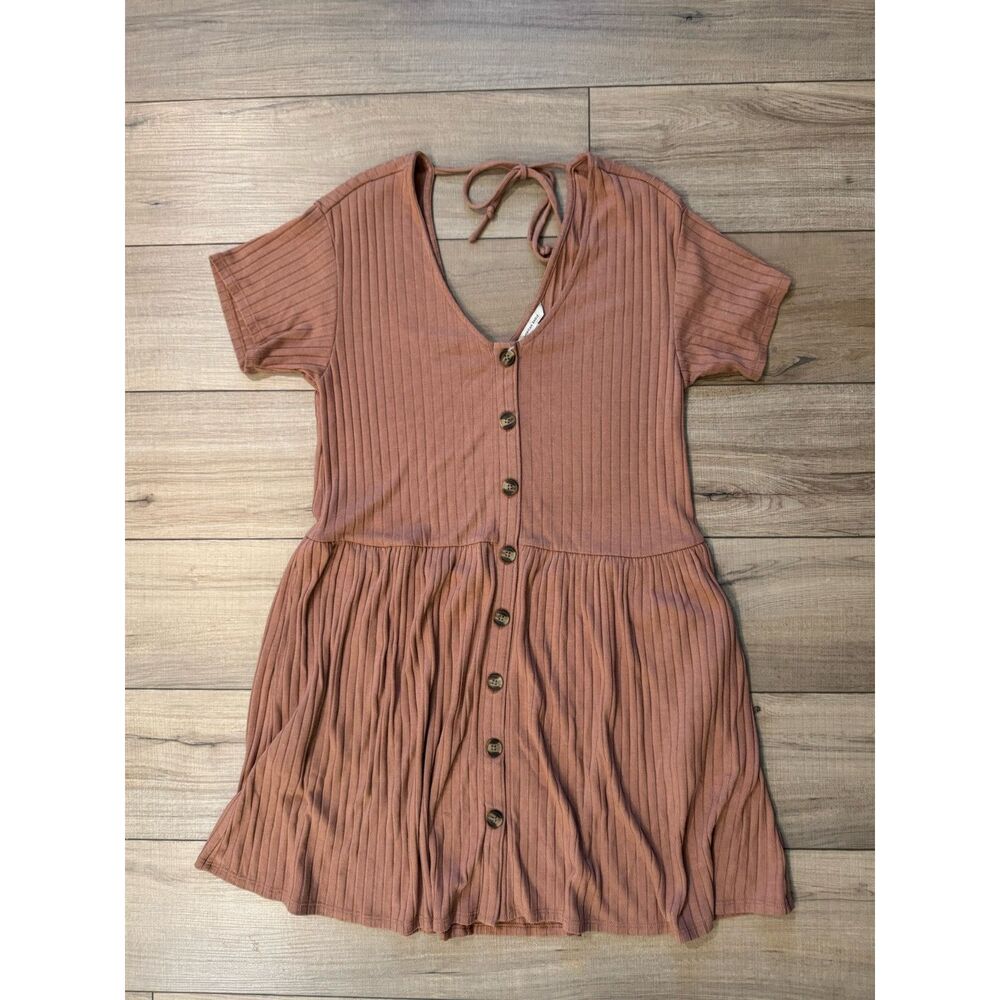 American Eagle Dress M Medium Women's Loose Fit Preppy Boho Cottagecore Earthy